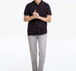 Polos de manga corta para hombre con logotipo personalizado de nuevo diseño, polos informales para hombre, polos de algodón - Product Image 6