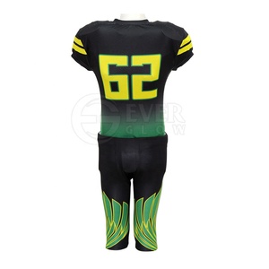 สุดยอดชุดกีฬาอเมริกันฟุตบอลอเมริกันฟุตบอลสไตล์เสื้อฟุตบอลและชุดเครื่องแบบชุด 2 ชิ้น - Product Image 1