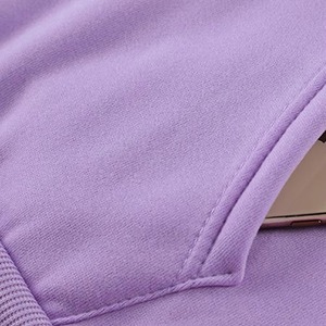 Screen Print <b>Plain</b> Pullover Hoodie – Premium Cotton Fleece Unisex <b>Sweatshirt</b> for Men Women Casual Basic Streetwear Hooded Top - Product Image 3