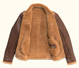 Chaqueta Bomber de Cuero PU para Hombre, Cortavientos, Transpirable, Chaqueta de Aviador para Invierno, Forro de Piel Sintética, OEM, ODM, Venta al Por Mayor - Product Image 5