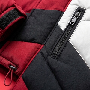 Veste matelassée à capuche unisexe, manteau d'hiver chaud, fermeture éclair, streetwear d'extérieur, vêtements personnalisés à marque privée, OEM ODM - Product Image 6