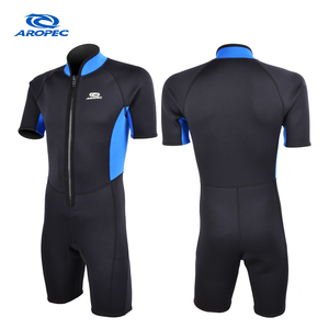 Combinaison de plongée courte en néoprène 2,5 mm personnalisée pour homme avec fermeture éclair frontale – Modèle OEM/ODM économique, conception haute flexibilité - Product Image 1