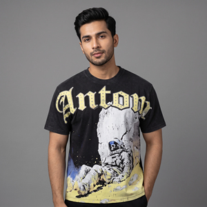Manufacturer OEM High Quality 170 GSM 100% <b>Polyester</b> Vintage Gym Wear Loose Men's <b>Tshirt</b> Custom Logo Hot Sell Low MOQ Knitted - Product Image 1
