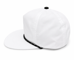 Custom 5 Panel Snapback Cap <b>Flat</b> Bill High Profile 100% Cotton Twill Rope <b>Hat</b> Wholesale OEM <b>Hat</b> for Adult Streetwear - Product Image 2