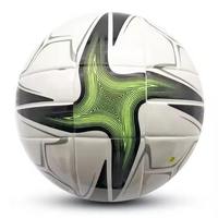 Ballons de football en cuir PU coloré et durable pour l'entraînement en salle, cousus à la machine, taille 3, modèle S-900, pour adultes, personnalisables, fabriqués au Pakistan