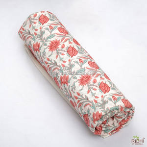 Vente chaude indien Floral main bloc imprimé 100% coton tissu tissu pour femmes vêtements rideaux artisanat sacs revêtements extérieurs - Product Image 4