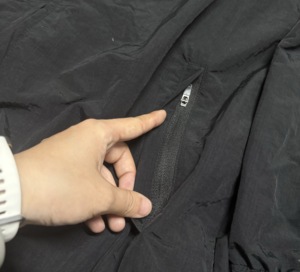 Ensemble de survêtement unisexe noir à capuche, veste à cordon de serrage, pantalon à poignets élastiques, style sportif respirant, polyester/nylon, vêtements de printemps - Product Image 4