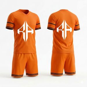Maillot de football personnalisé pour homme, manches courtes, 100 % polyester, respirant, séchage rapide, qualité supérieure 2026, avec logo personnalisé, été, OEM - Product Image 1