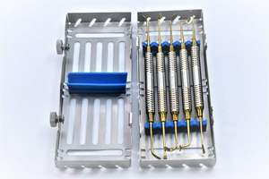 Juego de 5 Instrumentos de Acero Alemán de Alta Calidad para Levantamiento de Senos, Kit de Casete para Implantes Dentales, Manual de Blush Surgical - Product Image 4