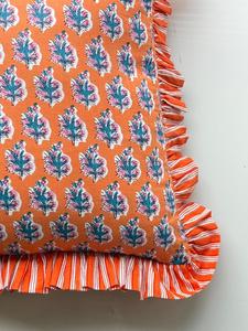 Housses de coussin en coton imprimées à la main, Housses de coussin en coton indien, Vente en gros de housses de coussin indiennes, Housses de coussin ethniques exclusives - Product Image 5