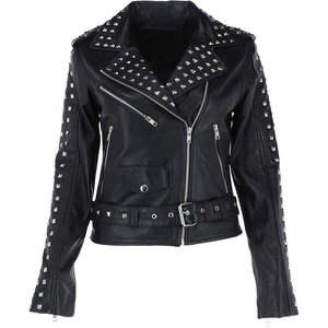 Blouson de moto en cuir respirant pour homme, style punk rock personnalisé, avec clous, veste de combat, vêtement de fête pour homme en cuir de vache - Product Image 5