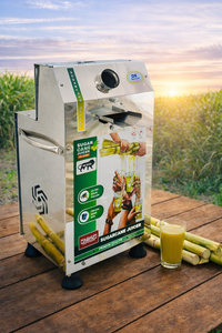 Extractor de Jugo de Caña de Azúcar Industrial de 2HP, de Acero Inoxidable, con Tres Rodillos de Diamante y Sistema de Avance y Retroceso con Caja de Cambios - Product Image 2