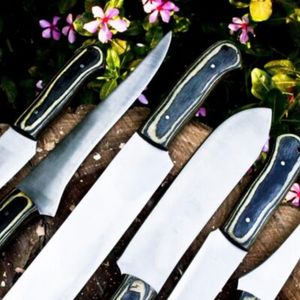 Ensemble de couteaux de cuisine professionnels pour la préparation culinaire, la découpe des ingrédients et les tâches de découpe de précision pour la vente en gros - Product Image 5
