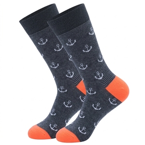 Mens Bamboo Fiber Cotton <b>Socks</b> Plus Size Crew <b>Socks</b> High Cuff Casual Dress <b>Socks</b> Breathable Deodorant <b>Moisture</b> Wicking Soft - Product Image 2