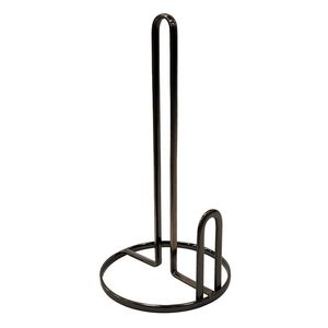 Best Arrival Classic <b>Black</b> Powder Coated <b>Paper</b> Towel Holder with Sturdy Round Base Countertop Napkin Stand - Product Image 5