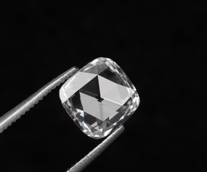 เพชร OM GEMS รับรองโดย IGI รูปทรงโรสคัท คุณภาพ VVS-VS สี E,F เพชรปลูกในห้องปฏิบัติการ 100% ไม่มีสี สำหรับทำเครื่องประดับ - Product Image 2