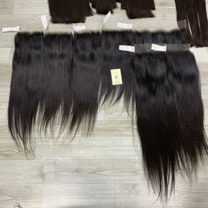 Vente chaude Cuticule brute alignée 13x6 HD fermeture frontale en dentelle droite Swiss HD frontale et fermeture cheveux humains - Product Image 2