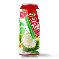 Eau de coco en conserve de 500 ml de haute qualité, saveur pastèque, purée, fabrication OEM/ODM, excellent goût, directement de l'usine du Vietnam