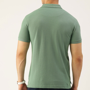 Chemise décontractée d'été pour homme à manches courtes, couleur unie, col rabattu, style golf, couleurs et tailles personnalisables, écologique, séchage rapide MAAZIN - Product Image 5