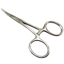 Pince chirurgicale hémostatique incurvée à pointe fine en acier inoxydable HERMANN MEDITECH HM-M-310, instrument médical de serrage - Product Image 3