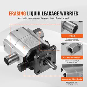Pompa Idraulica a 2 Stadi per Spaccalegna, 13GPM, 3000PSI, Uscita NPT da 1/2FT, 3600 RPM, Ingresso e Uscita in Alluminio da 1FT - Product Image 3