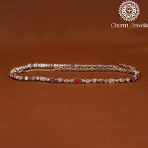 Charm_Jewells Women's 925 <b>Silver</b> Moissanite <b>Choker</b> Necklace Luxury Emerald Cut Claw Setting Wedding Beads Chain - Product Image 5
