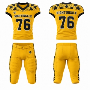 Uniforme de Fútbol Americano Personalizado de Alta Calidad, Nuevo, 100% Poliéster, Personalización de Fábrica - Product Image 5