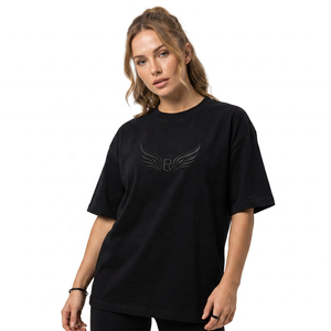 T-shirt en coton noir uni à col rond et manches courtes pour homme, coupe classique, style décontracté, tricot jersey, design uni - Product Image 4
