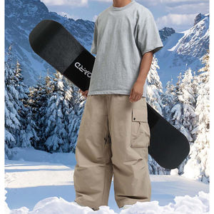 Pantalon de ski pour femme de haute qualité, coupe ample, coupe-vent, imperméable, style hip-hop, pantalon de ski ample et tendance - Product Image 3