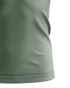 <b>Mens</b> contrast collar <b>polo</b> <b>shirt</b> short sleeve soft breathable fabric stylish two tone <b>green</b> casual wear golf tee OEM custom - Product Image 2