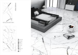 Baldosas de Porcelana Pulida Gris Eiffel Raynold de 600x1200mm, Garantía de 4 Años, 12mm de Espesor, para Uso Comercial y Residencial - Product Image 4