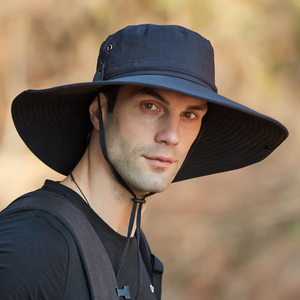 Chapeaux Boonie en coton à large bord pour la pêche en extérieur, personnalisables par le fabricant, couvre-chefs de protection pour l'extérieur, fournisseur d'usine de chapeaux Boonie - Product Image 4
