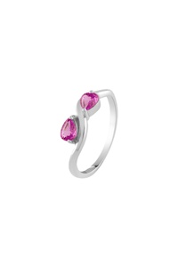 Ruby Ring in 92.5 Sterling Silve KLSR-11841 - Product Image 3