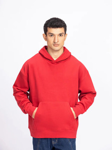 Wholesale 100% Cotton Casual Oversize Hoodie <b>Pullover</b> Custom Logo Embroidery 3D Pattern Fashionable Customized Hoodies - Product Image 2