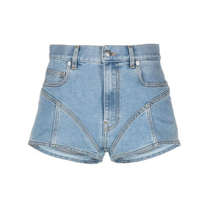 Shorts en jean décontractés à coupe ample personnalisés avec vestes en jean pour femmes – Respirants et tendance pour le quotidien - Product Image 1