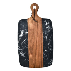 Tabla de cortar de madera de mango natural al por mayor con asa, tabla de cortar y bandeja de servir duradera para cocina, hecha a mano - Product Image 5