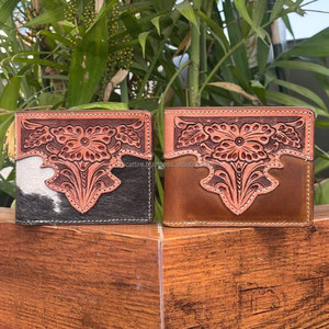 กระเป๋าสตางค์ใบสั้นแบบพับสองด้านทำจากหนังวัวคุณภาพสูงสำหรับผู้ชายกระเป๋าใส่บัตรเครดิต - Product Image 6