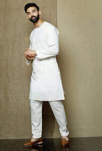 Premium <b>Men</b> <b>Kurta</b> <b>Pajama</b> Set Custom Size Islamic Wear Manufacturer Export Quality Bulk Orders - Product Image 4
