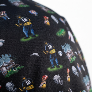เสื้อโปโลชายแขนสั้นลายการ์ตูน ระบายอากาศได้ดี ทรงปกติ ผ้าโพลีเอสเตอร์ทอ ดีไซน์ลำลอง - Product Image 4