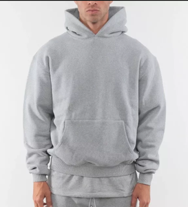 Sudaderas con capucha para hombre al por mayor, baratas, lisas, con logotipo personalizado, de forro polar, para invierno, de alta calidad, a bajo precio, para uso casual. - Product Image 2