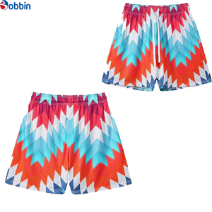 Pantalones Cortos Deportivos Cómodos para Hombre, Pantalones Cortos de Verano con Estampado Personalizado, Color Sólido, Sublimación, Malla, Ropa de Playa, Cintura Elástica - Product Image 3