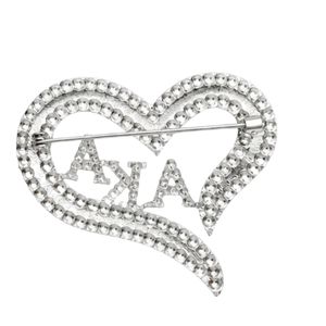 Broche Cœur Rose Vert Plaqué Argent Scintillant pour Femme, Bijou de Mode, Épingle Décorative, Accessoire Élégant en Cristal pour Vêtements - Product Image 4
