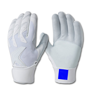 Premium High-Quality Red Leather <b>Baseball</b> <b>Glove</b> with Long Cuff and Double Strap Closure for Superior Wrist Protection - Product Image 1