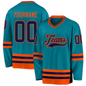 Maillot d'entraînement de hockey sur glace, vêtements de sport personnalisés pour équipe, vêtements de hockey respirants en polyester, fournisseur - Product Image 1