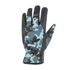 Gants de travail en cuir de chèvre de qualité industrielle, avec paume en cuir, manchette élastique, pour hommes adultes. - Product Image 3