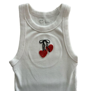 Tops cortos bordados a mano con cuentas de semillas - Talla personalizada, color/logotipo personalizado para ropa de playa de verano y atuendos casuales - Product Image 5