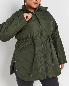 Chaqueta de Plumón Reversible Impermeable para Mujer, Estilo Casual, Talla Grande, Forro Brillante, Servicio OEM - Product Image 4