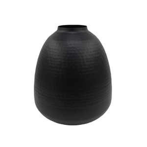 Indian Handmade Decorative Black Large Flower <b>Vase</b> with Straw Finish Stylish Black Decorative Flower <b>Vase</b> with Straw Finish - Product Image 3