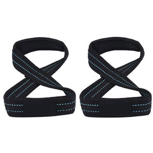 Heavy Duty Non Slip Wrist Support Gym <b>Straps</b> Adjustable Padded Cotton Weight <b>Lifting</b> <b>Straps</b> <b>for</b> Weightlifting Powerlifting - Product Image 1
