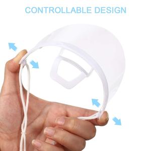 Mascarilla Facial Transparente Desechable Antivaho y Transpirable para Salón de Belleza, Artista Tatuador, Spa, Restaurante - Product Image 3